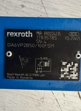 R901224235 DA6VP2B50/100FSM力士乐议价