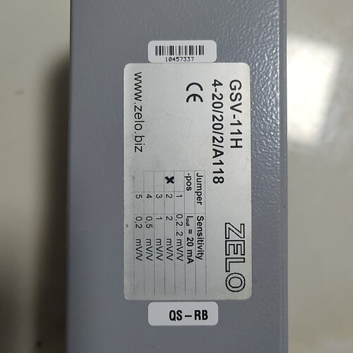 德国ZELO称重模块GSV-11H 4-20/20/2/议价
