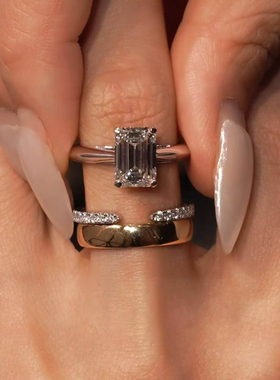 欧美风几何戒指女小众设计感叠戴