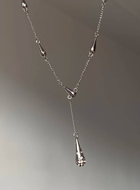 老友记瑞秋同款水滴项链女款