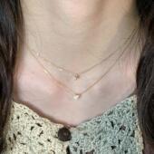 高级感轻奢小众极细款 日系叠戴mini爱心项链女款 2026新款 锁骨颈链