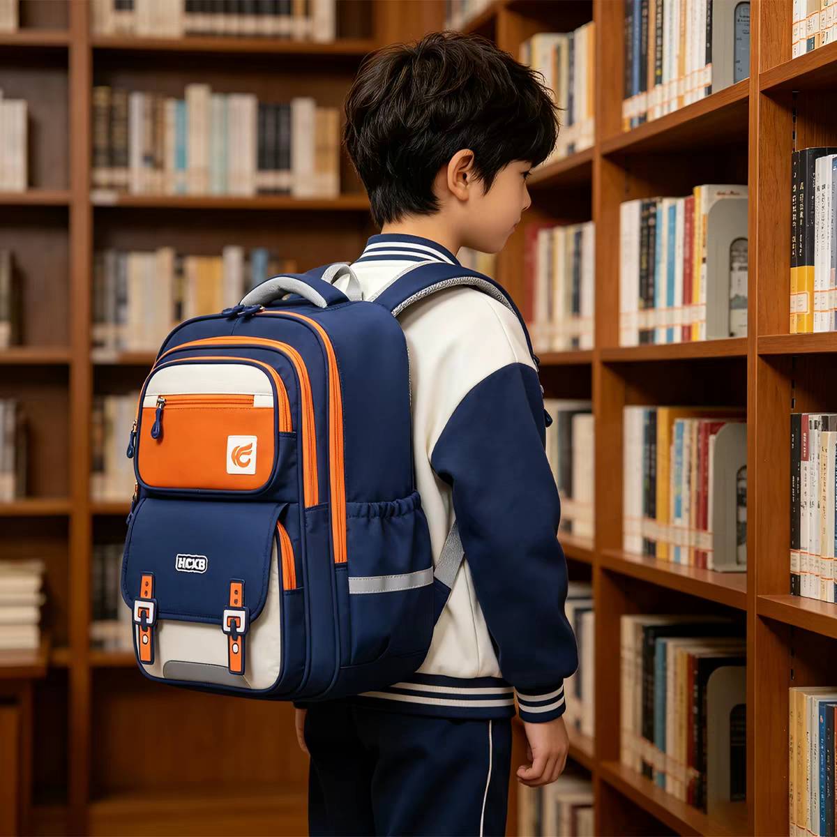 小学生书包男女孩减负护脊轻便大