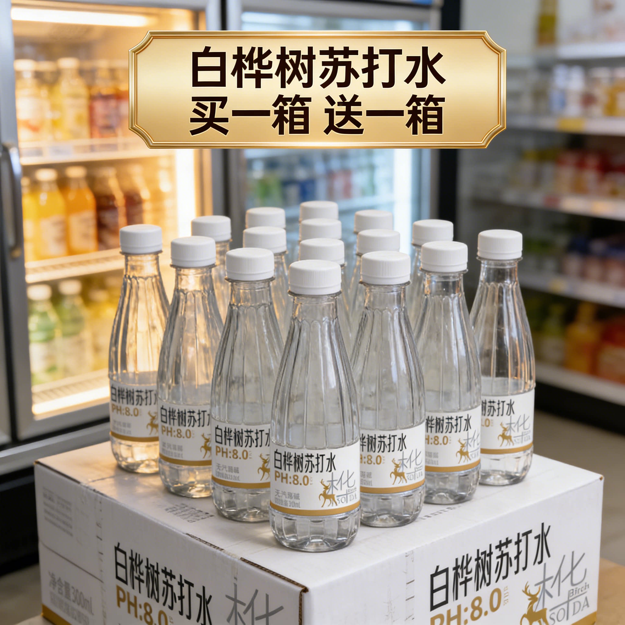 长白山白桦树汁0糖0脂饮品买一送一鲜采无添加桦树水整箱