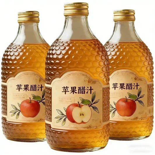 【24瓶整箱】好喝苹果醋饮料310ml瓶整箱解腻苹果汁醋果味饮料