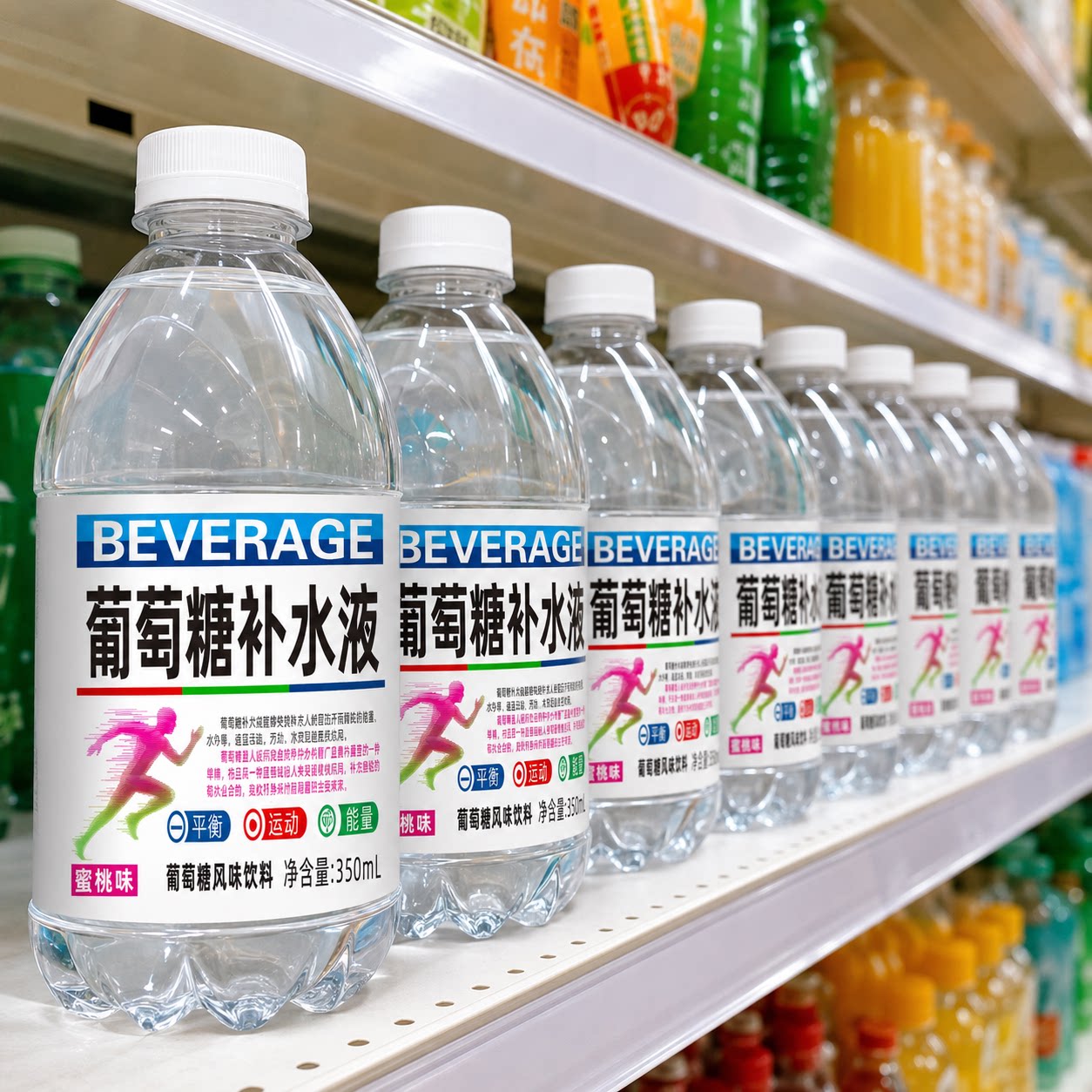 优质水源葡萄糖补水液纯净配方无添加健康能量饮品