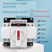 迷你家用Cb白色型号 双电源自动转换开关开关单相220V 63A