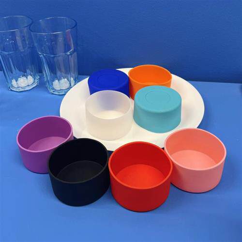 7.5cm矽胶杯套保温杯杯垫防摔茶杯底座保护套防磨防滑底托 托杯底