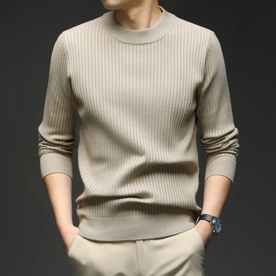 轻奢高级感内搭男士打底针织衫