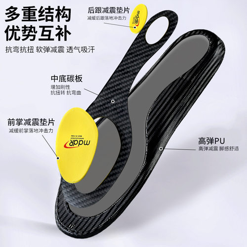 全掌碳板碳纤维足弓支撑