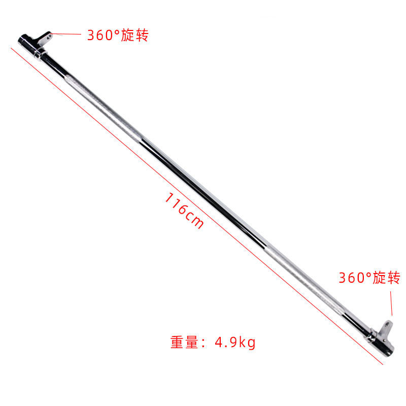 双头健身划船拉背杆把手