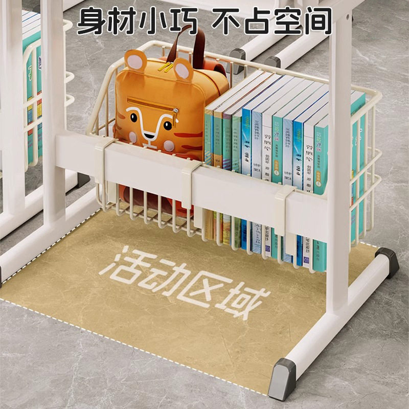 教室桌下挂篮高中学生书桌侧边收纳儿童放书包书本学校置物架