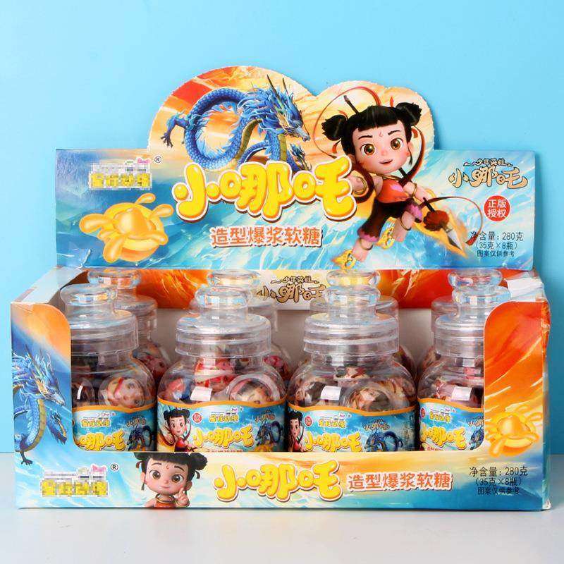 35克小哪吒造型爆浆软糖混合水果味怀旧儿童宝宝含糖休闲零食,零食/坚果/特产,功能糖果/压片糖果,淘宝优惠券,粉丝福利购,淘宝优惠卷