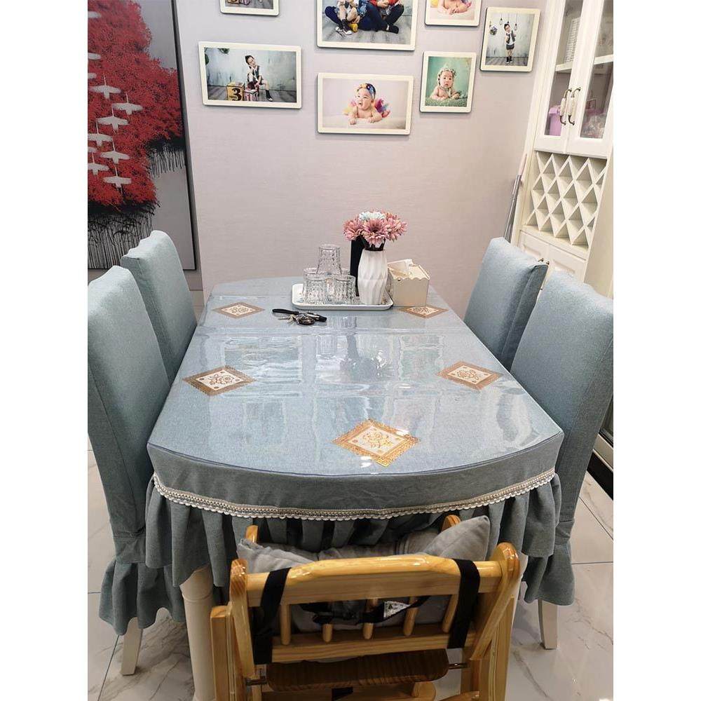 休闲现代纯色椭圆形桌布咖啡桌布套家用桌布织物长椭圆形桌子桌布