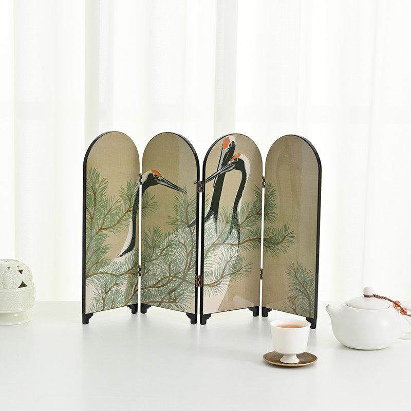 漆器双面屏风桌面摆件拱形客厅装饰玄关创意摆件高级感小众礼盒装,家居饰品,桌面摆件,淘宝优惠券,粉丝福利购,淘宝优惠卷