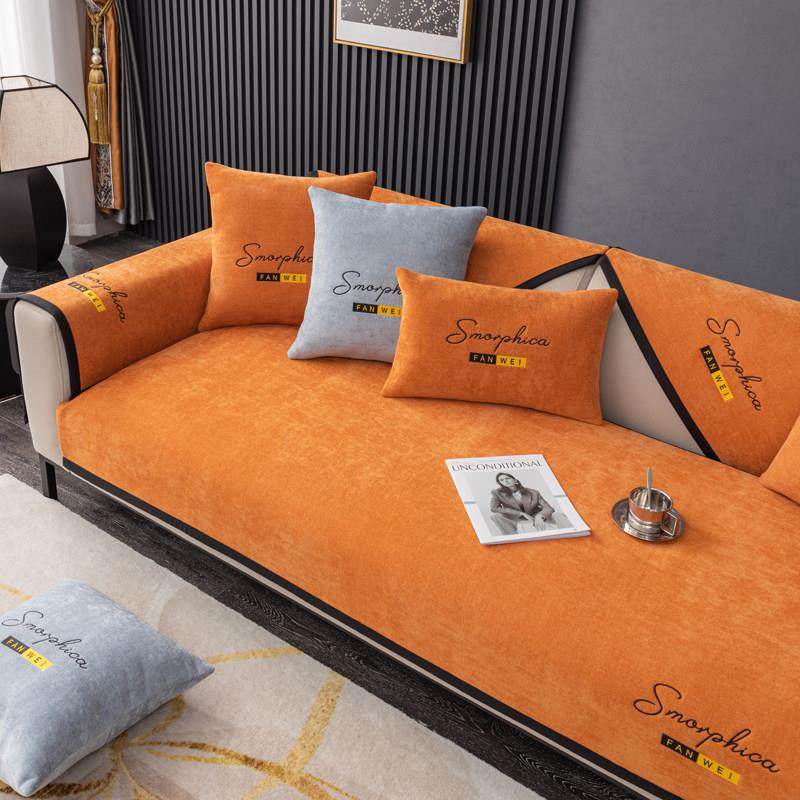 雪尼尔沙发垫四季通用防滑三坐一贵妃皮坐垫子套罩2024新款盖布巾,居家布艺,沙发垫,淘宝优惠券,粉丝福利购,淘宝优惠卷