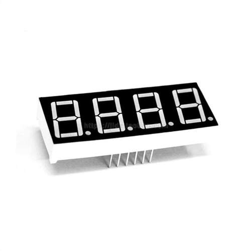 0.56英寸4位数码管共阴共阳红黄绿蓝白色5461AS,BS,AG,BG