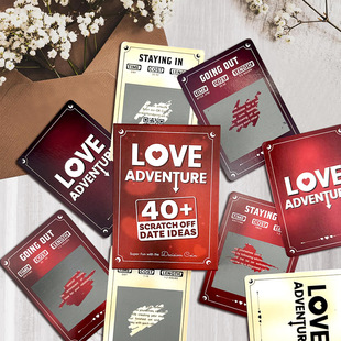 SCRATCH ADVENTURE 情侣纸牌游戏刮刮卡 DATE IDEAS OFF LOVE