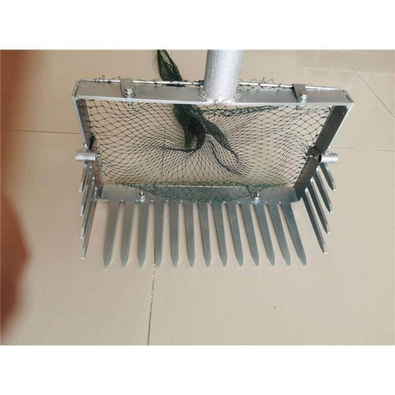 定制适用抓花蛤扒网带网耙子捞搭水草工具挖蛤蜊田螺神器神器耙子