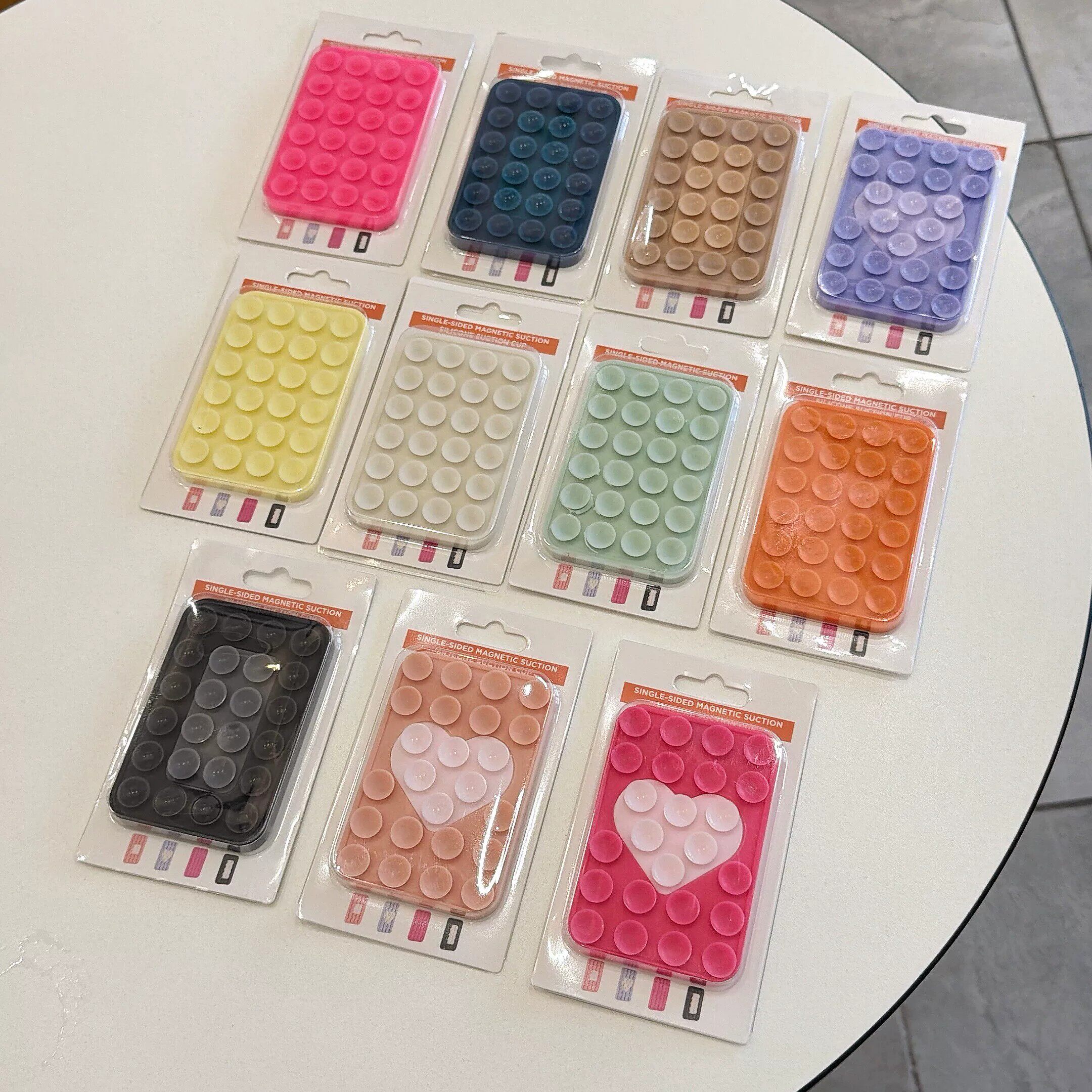 创意固定防滑磁吸硅胶吸盘通用