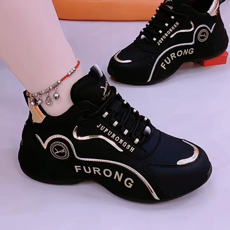 休闲运动真皮女鞋春秋男女情侣新款内增高舒适软底百搭防滑网红爆