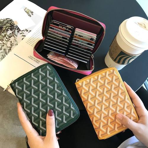 2025新款卡包女防消磁多卡位超薄证件卡夹大容量驾照装卡卡套钱包