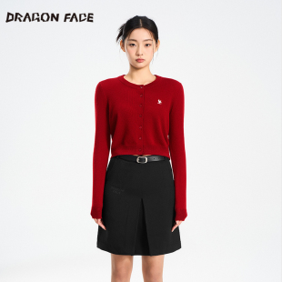 女校半裙低腰半裙 龙脸DRAGONFACE 百搭合身短裙半裙 明星同款