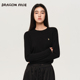 龙脸DRAGONFACE基础平纹羊绒套头衫 何超莲同款 100%山羊绒