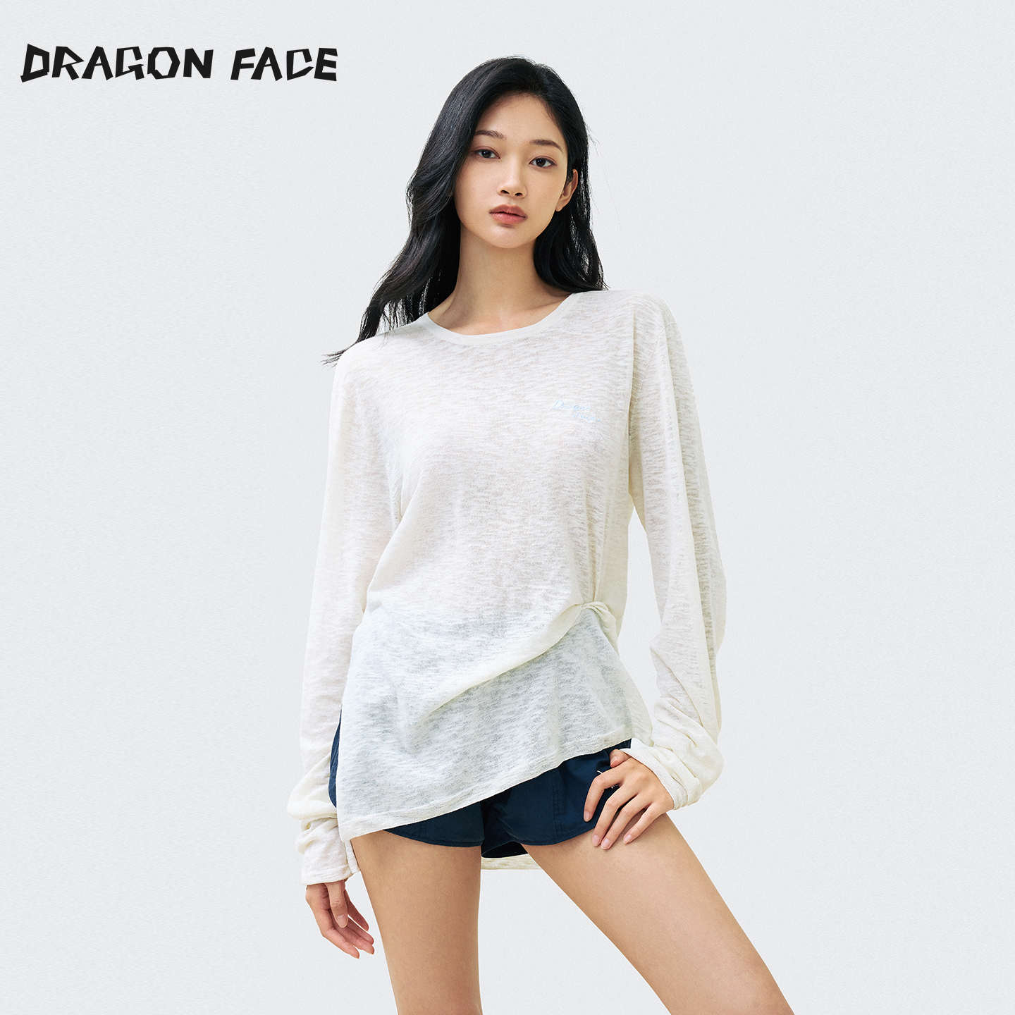 【明星同款】DRAGON FACE 百搭宽松针织长袖