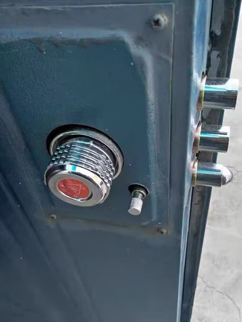 老式防盗门锁自动碰锁家卫石牛十字锁升级C级叶片锁芯大门自动锁