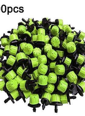 500Pcs 1/4 Inch Adjustable Drip Irrigation Sprinklers