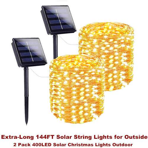 Solar String Lights for Outside Christmas Decor Outdoor