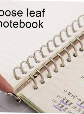 A5B5A4 Loose Leaf Notebook Ring Binder Dairy Paper 60 Sheets