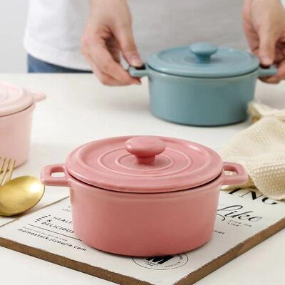 Ceramic Soup Pot Crock Pot Baby Food Steamed Bowl Stockpot