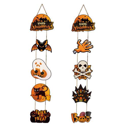 Halloween hanging decorations door tag hanging wall