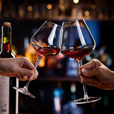 Crystal red wine glass set elegant wine glasses Goblet红酒杯