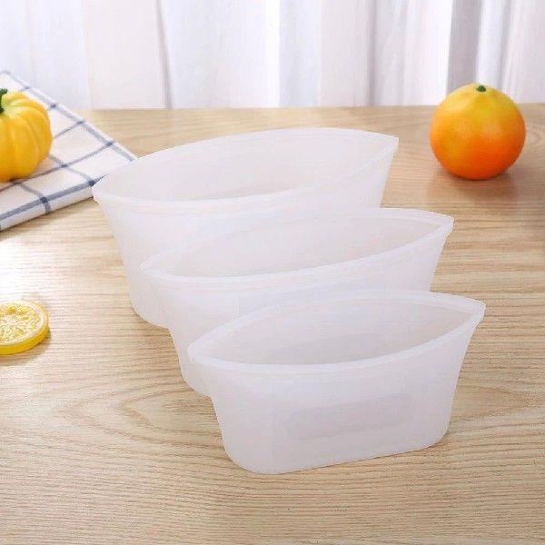 Food Storage Bag Silicone Reuseable Fresh-Keeping Sealing