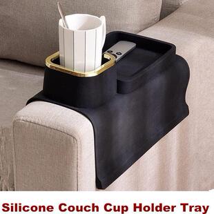 Couch Cup Holder Tray Drink Holder Sofa Silicone Armrest