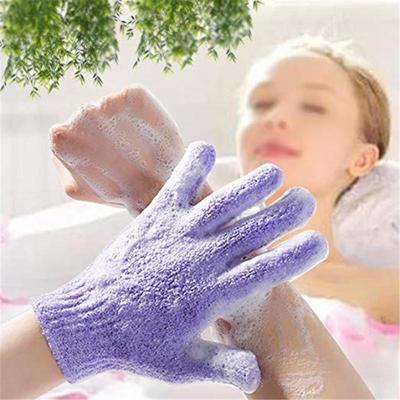 1Pc Five Fingers Bath Towel Gloves Bath Shower Candy Colors