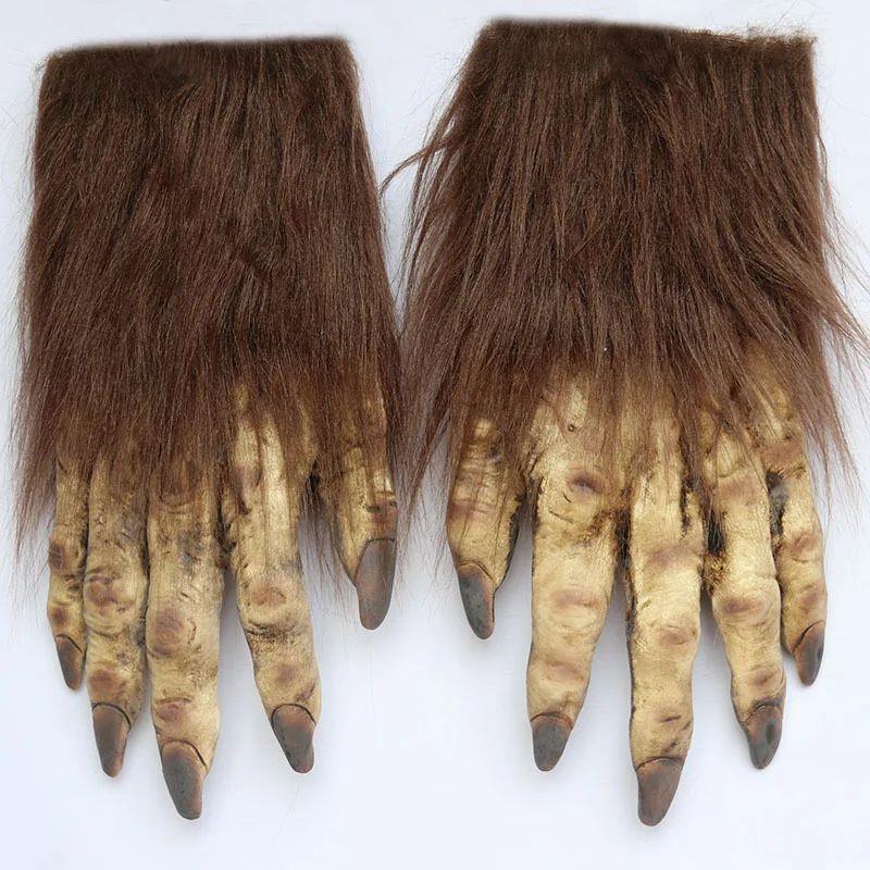 Halloween Wolf Gloves Werewolf Costume Christmas Fingernails