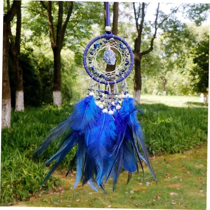 Natural Crystal Dream catchers 7 Chakra Gemstone Dream Catch