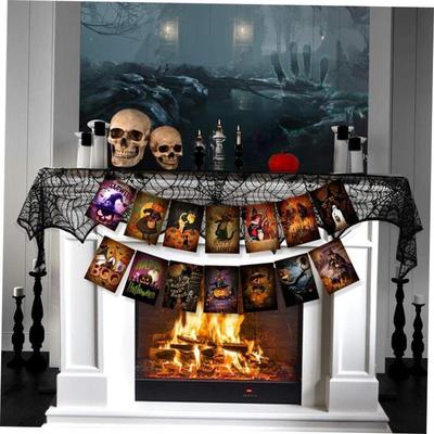 Halloween party decorated Victorian banner pull flags 万圣节
