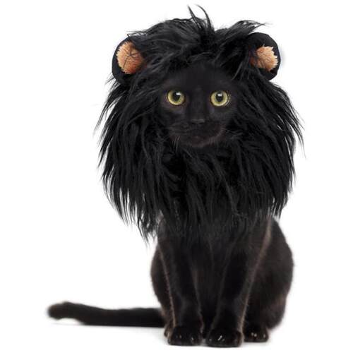 Pet Dog Cat Lovely Lion Headdress Kitten Halloween Cosplay C