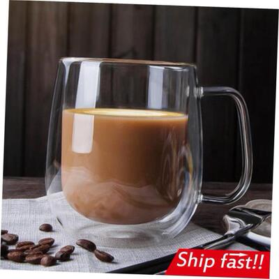 Water glass mug Coffee Cup Set Heat-resistant Double Handle