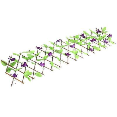 Fence Decoration Fake Grass for Balcony Artificial Flowers