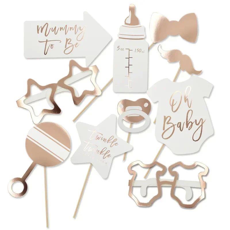 Oh Baby Photo Booth Props Mummy To Be Baby Shower Decoration