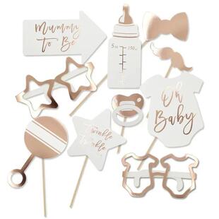 Oh Baby Photo Booth Props Mummy To Be Baby Shower Decoration