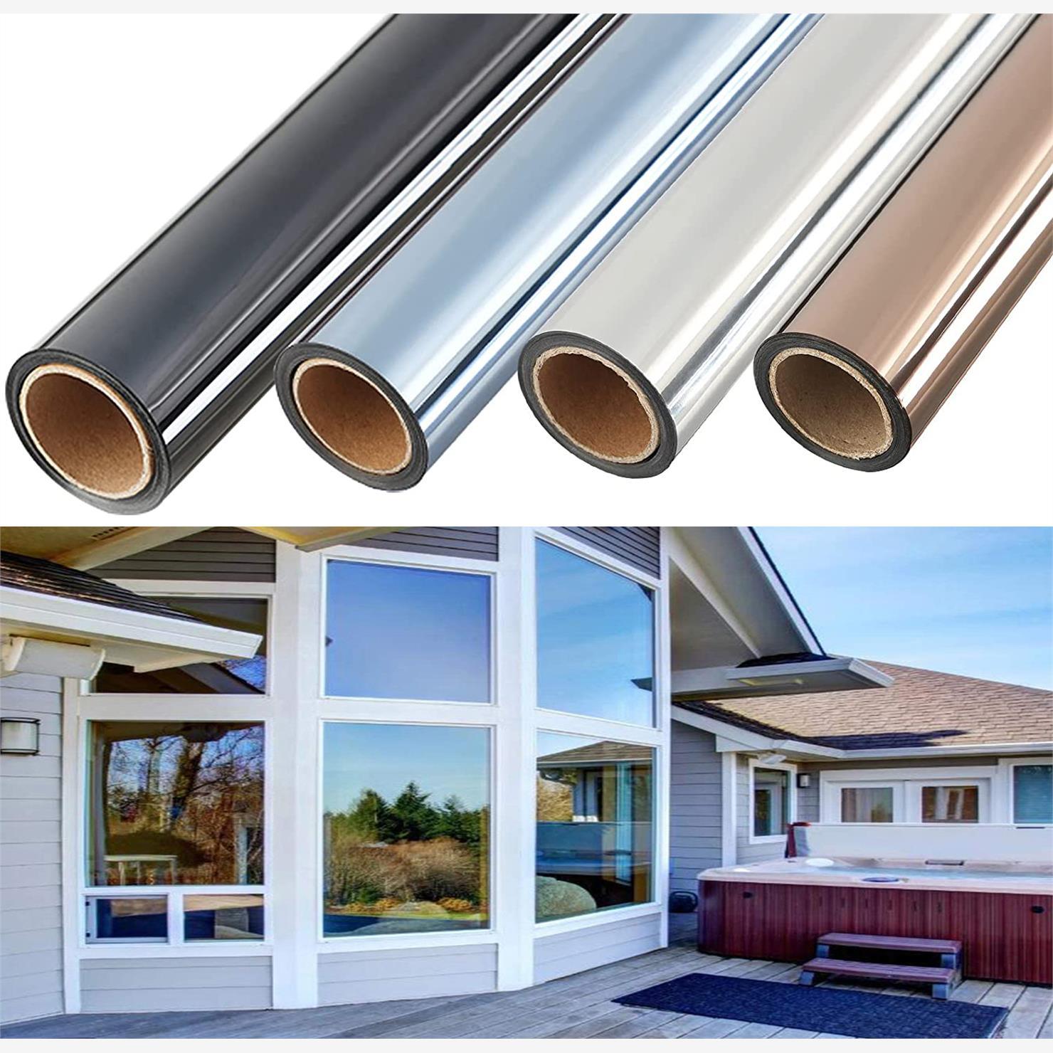 One Way Mirror Window Privacy Film Daytime Anti UV Sun Block