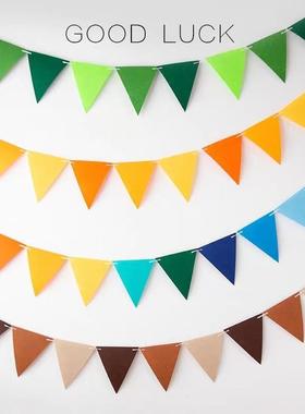 Felt troangle Color Flag Children