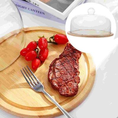 Cake Display Tray Cover Kit Glass with Show Rack Food Plate