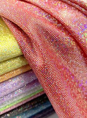 150cm*50/100cm Glitter Laser Polyester Fabric Iridescent Hol